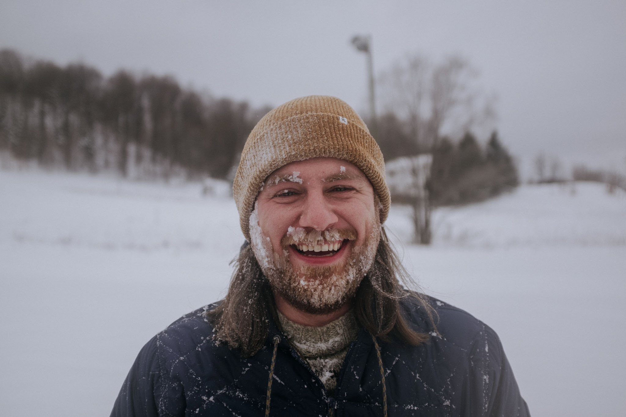 Michael Kent outdoors in winter
